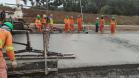 PRC-466 em Guarapuava - primeiras placas de concreto da nova pista