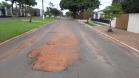 Avenida Paraná em Tamboara