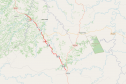 Mapa indicando trecho da PR-460 e PRC-487