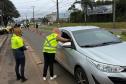 Blitz educativa do Maio Amarelo em Guarapuava