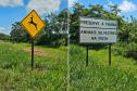 Novas placas e painéis da BR-487 na Parque Nacional Ilha Grande