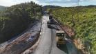 Obra emergencial no km 37 da PR-092 em Rio Branco do Sul