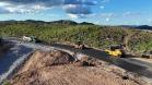 Obra emergencial no km 37 da PR-092 em Rio Branco do Sul