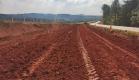 Terraplenagem na obra de restauração em concreto da PR-151 entre Ponta Grossa e Palmeira