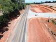 Terraplenagem na obra de restauração em concreto da PR-151 entre Ponta Grossa e Palmeira