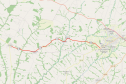 Mapa indicando trecho da PR-218 entre Paranavaí e Amaporã