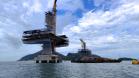 Obras da Ponte de Guaratuba em agosto 2025
