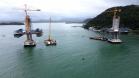 Obras da Ponte de Guaratuba em agosto 2025