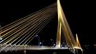 Ponte da Integração Brasil - Paraguai iluminada no Setembro Amarelo