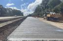 PRC-466 entre Palmeirinha e Guarapuava - pavimentação em concreto