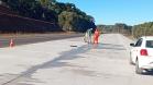 PRC-466 entre Palmeirinha e Guarapuava - pavimentação em concreto