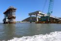 Obras da ponte de Guaratuba e acessos