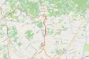 Mapa indicando trecho da PR-417 entre Curitiba e Colombo