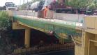PR-444 Viaduto no km 0+190, danificado por acidente com caminhão