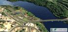 Maquete digital novo viaduto da PR-160 em Telêmaco Borba