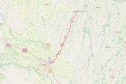 Mapa indicando trecho da PR-239 e PR-317 entre Toledo e Assis Chateaubriand