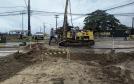 PR-412 duplicação entre Matinhos e Praia de Leste - estacas do viaduto