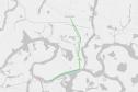 Mapa do trecho NPV da PR-578 em Santa Cruz do Monte Castelo