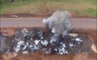 PRC-466 detonação de rochas em Turvo