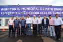 O governador Carlos Massa Ratinho Junior inaugura o Aeroporto Municipal Juvenal Loureiro Cardoso, de Pato Branco, no Sudoeste do Paraná.  -  Pato Branco, 10/01/2019  -  Foto: José Fernando Ogura/ANPr