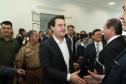 Governador Carlos Massa Ratinho Júnior dá posse ao secretário de Estado da Infrestrurura e Logística, Sandro Alex, e ao diretor do Departamento de Estradas e Rodagem (DER), João Alfredo zampieri - Curitiba, 13/02/2019 - Foto: Rodrigo Félix Leal/ANPr
