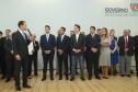 Governador Carlos Massa Ratinho Júnior dá posse ao secretário de Estado da Infrestrurura e Logística, Sandro Alex, e ao diretor do Departamento de Estradas e Rodagem (DER), João Alfredo zampieri - Curitiba, 13/02/2019 - Foto: Rodrigo Félix Leal/ANPr