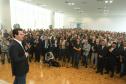 Governador Carlos Massa Ratinho Júnior dá posse ao secretário de Estado da Infrestrurura e Logística, Sandro Alex, e ao diretor do Departamento de Estradas e Rodagem (DER), João Alfredo zampieri - Curitiba, 13/02/2019 - Foto: Rodrigo Félix Leal/ANPr