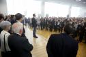 Governador Carlos Massa Ratinho Júnior dá posse ao secretário de Estado da Infrestrurura e Logística, Sandro Alex, e ao diretor do Departamento de Estradas e Rodagem (DER), João Alfredo zampieri  -  Curitiba, 13/02/2019  -  Foto: Jaelson Lucas/ANPr