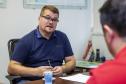 A relação do Porto de Paranaguá com a cidade foi tema de uma reunião entre o diretor dos Portos do Paraná, Luiz Fernando Garcia, e o prefeito Marcelo Roque, nesta sexta-feira (15). O encontro faz parte dos esforços da nova gestão em contribuir com o desenvolvimento do município e aproximar a comunidade da atividade portuária. Foto:Claudio Neves/APPA