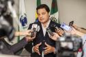 Paranaguá é o primeiro porto brasileiro visitado pela nova equipe da Secretaria Nacional de Portos (SNP), órgão vinculado ao Ministério da Infraestrutura, responsável pela gestão dos complexos marítimos do país. Na foto, o o secretário de Infraestrutura e Logística do Paraná, Sandro Alex.Foto: Claudio Neves/APPA