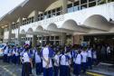 Alunos visitam Porto .  -  Paranaguá, 14/03/2019  -  Foto:Claudio Neves/ Divulgação APPA