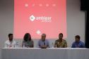 A equipe da Diretoria de Meio Ambiente da Administração dos Portos do Paraná participa, no Porto de Itajaí, em Santa Catarina, do 25º Cooperaportos. O evento termina hoje (22/03), e os profissionais voltam ao Estado com a proposta de que o Porto de Paranaguá sedie a próxima edição do evento, por ser referência nacional em gestão ambiental portuária. Na foto,  representante da Gerência de Meio Ambiente e Sustentabilidade da Antaq, Maria Luiza Gusmão.  -  Foto: Paulo Pereira/ Grupo Ambipar