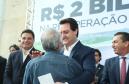 O governador Carlos Massa Ratinho Junior lançou, nesta terça-feira (07), o Programa de Revitalização das Estradas, que vai beneficiar todas as regiões do Paraná. Foto: Rodrigo Felix Leal/ANPr