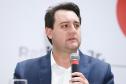 O governador Carlos Massa Ratinho Junior participa de reunião com associados do Sinduscon-PR nesta terça-feira (7) apresentando um balanço dos 120 dias de gestão do Estado. Curitiba, 07/05/2019 - Foto: Rodrigo Felix Leal/ANPr