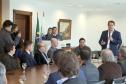 O governador Carlos Massa Ratinho Jr assinou autorização para contratação de empresa especializada em engenharia portuária para execução das obras de recuperação do Píer Público de Inflamáveis do Porto de Paranaguá.Foto Gilson Abreu/ANPr