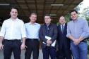 Governador carlos Massa Ratinho Junior durante encontro com o diretor - geral brasileiro da Itaipu Binacional, general Joaquin Silva e Luna  -  Foz do Iguaçu, 12/06/2019  -  Foto: Rodrigo Félix Leal/ANPr