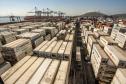 Mais de 38% de todo o frango congelado exportado pelo Brasil, em 2019, saiu do país pelo Porto de Paranaguá. De janeiro a maio, as vendas de carne de frango brasileira somaram 1,6 milhão de toneladas. Deste total, 637,6 mil toneladas foram movimentadas no porto paranaense. Foto: Claudio Neves/Portos do Paraná