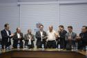 Governador Carlos Massa Ratinho Junior durante reunião com executivos da Klabin  -  Curitiba, 02/07/2019  -  Foto: Jaelson Lucas/ANPr
