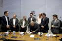 Governador Carlos Massa Ratinho Junior durante reunião com executivos da Klabin  -  Curitiba, 02/07/2019  -  Foto: Jaelson Lucas/ANPr
