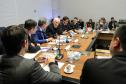 O vice-governador Darci Piana, recebe delegação chinesa, no Palácio Iguaçu. Participaram: Ceo da CCCC Chang Youngbu; presidente da CCCC no Brasil, Lin Li; presidente da Concremat, Mauro Viegas Neto; presidente da SDC do Brasil, Luo Jung; secretário de Infraestrutura e Logística, Sandro Alex; presidente da Paraná Desenvolvimento, Eduardo Bekin e o superintendente dos Portos do Paraná, Luiz Fernando Garcia. -  Curitiba, 08-07-19.Foto: Valdelino Pontes