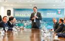 O governador Carlos Massa Ratinho Junior e o diretor-presidente da Itaipu, general Joaquim Silva e Luna, assinaram nesta quinta-feira (01), convênio para dar início à construção da segunda ponte ligando o Brasil ao Paraguai, em Foz do Iguaçu.