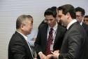 O governador Carlos Massa Ratinho Junior e técnicos da Secretaria de Infraestrutura e Logística apresentaram nesta quarta-feira (7) ao grupo China Merchants projetos ferroviários de curto, médio e longo prazos no Paraná
