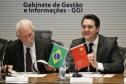 O governador Carlos Massa Ratinho Junior e técnicos da Secretaria de Infraestrutura e Logística apresentaram nesta quarta-feira (7) ao grupo China Merchants projetos ferroviários de curto, médio e longo prazos no Paraná