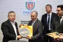 O governador Carlos Massa Ratinho Junior e técnicos da Secretaria de Infraestrutura e Logística apresentaram nesta quarta-feira (7) ao grupo China Merchants projetos ferroviários de curto, médio e longo prazos no Paraná