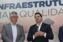 Foi assinada nesta sexta-feira (13) a ordem de serviço para o início dos estudos das Concessões de Rodovias Paranaenses. É o início do trabalho conjunto do Governo do Paraná e a União para modelagem do novo programa de concessões de rodovias que cortam o Paraná. Ao todo, serão licitados pelo Governo Federal 4,1 mil quilômetros de estradas estaduais e federais até 2021. Foto: Divulgação/SEIL