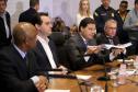 O governador Carlos Massa Ratinho Junior e o secretário de Infraestrutura e Logística, Sandro Alex, divulgaram nesta segunda-feira (21), quais as obras aprovadas pelo Governo do Estado para serem realizadas com os recursos do acordo de leniência firmado entre a concessionária Rodonorte e o Ministério Público Federal (MPF)