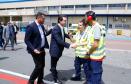 Dois potentes jatos de água batizaram simbolicamente as primeiras aeronaves que partiram com voos de Curitiba para o Interior do Estado inaugurando oficialmente, nesta terça-feira (22), o programa Voe Paraná. O governador Carlos Massa Ratinho Junior acompanhou a estreia no Aeroporto Afonso Pena, em São José dos Pinhais, recepcionando os primeiros passageiros com destino ao Interior do Estado.