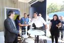 O governador Carlos Massa Ratinho Junior e o presidente da Rumo João Alberto Abreu, assinam protocolo de intenções para revitalização da linha ferrea, entre Morretes e Antonina, litoral paranaense. Participaram: prefeito de Ponta Grossa, Marcelo Rangel; secretário de Infraestrutura e Logística, Sandro Alex; Ponta Grossa, 23-10-19.Foto: Arnaldo Alves / AEN