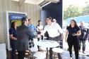 O governador Carlos Massa Ratinho Junior e o presidente da Rumo João Alberto Abreu, assinam protocolo de intenções para revitalização da linha ferrea, entre Morretes e Antonina, litoral paranaense. Participaram: prefeito de Ponta Grossa, Marcelo Rangel; secretário de Infraestrutura e Logística, Sandro Alex; Ponta Grossa, 23-10-19.Foto: Arnaldo Alves / AEN