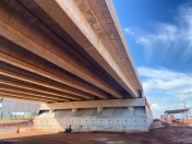 Novo viaduto no acesso para Mariluz